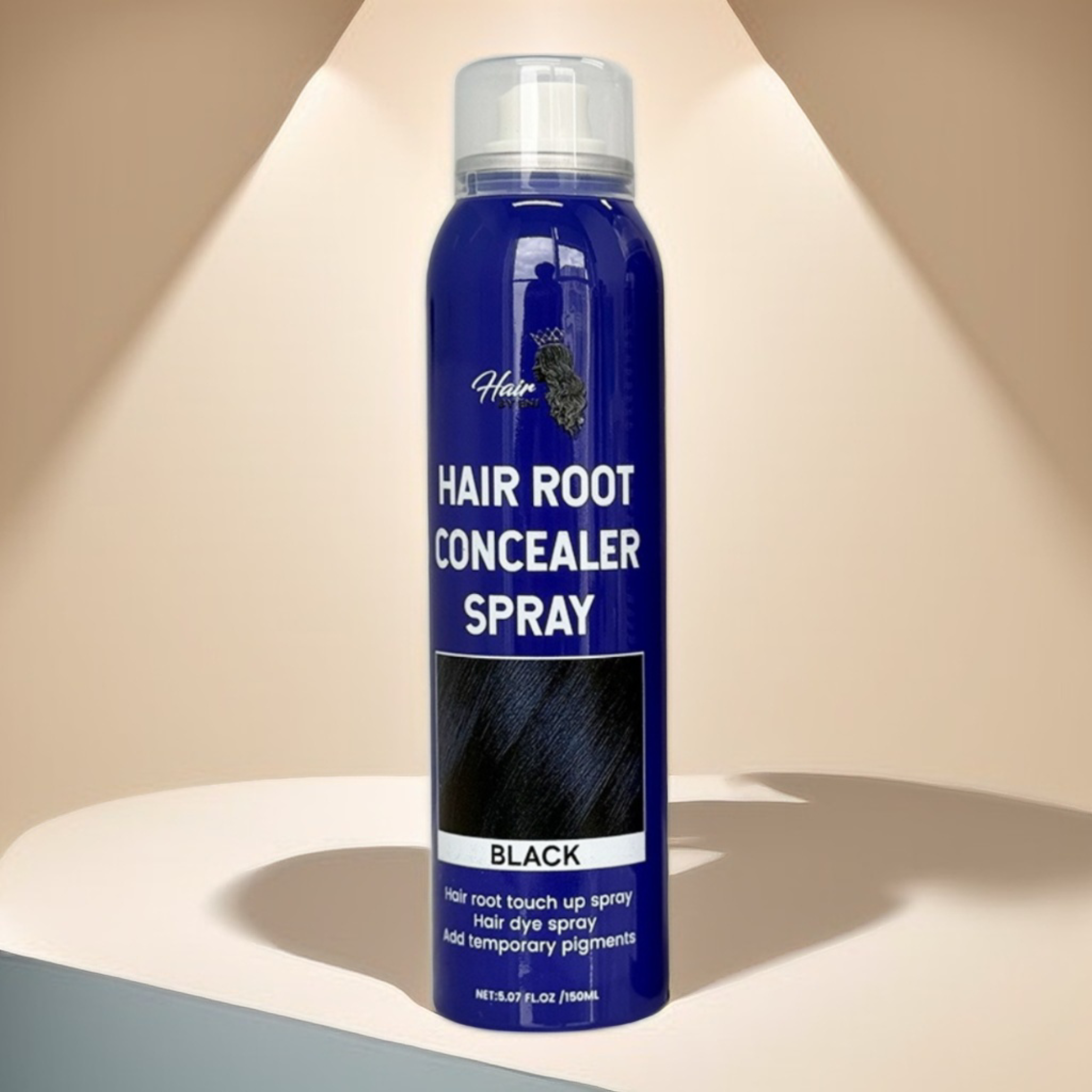 Hair root cover spray