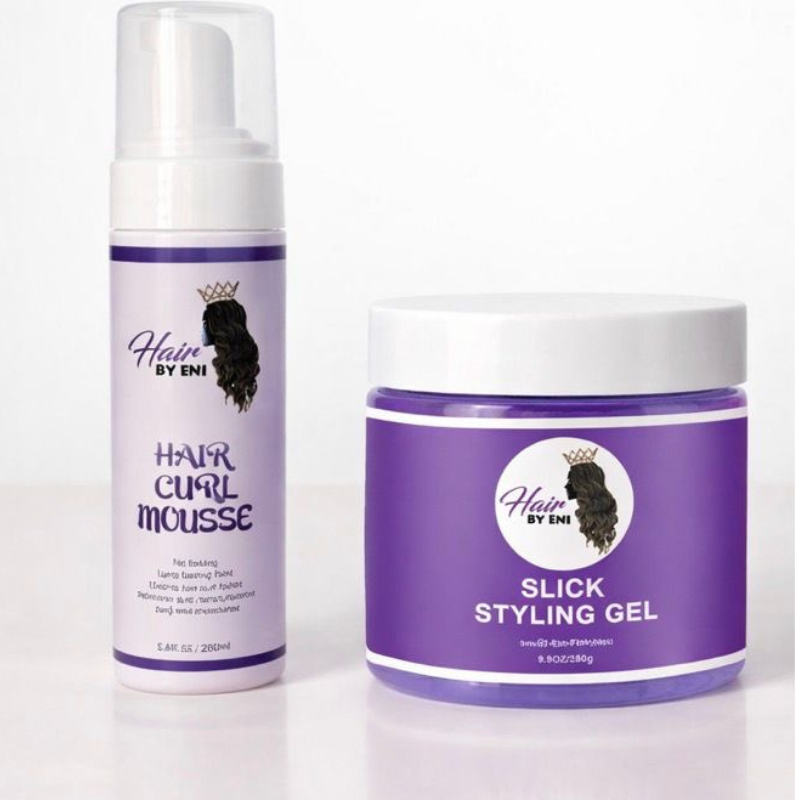 HAIR CURLY MOUSSE & STYLING GEL