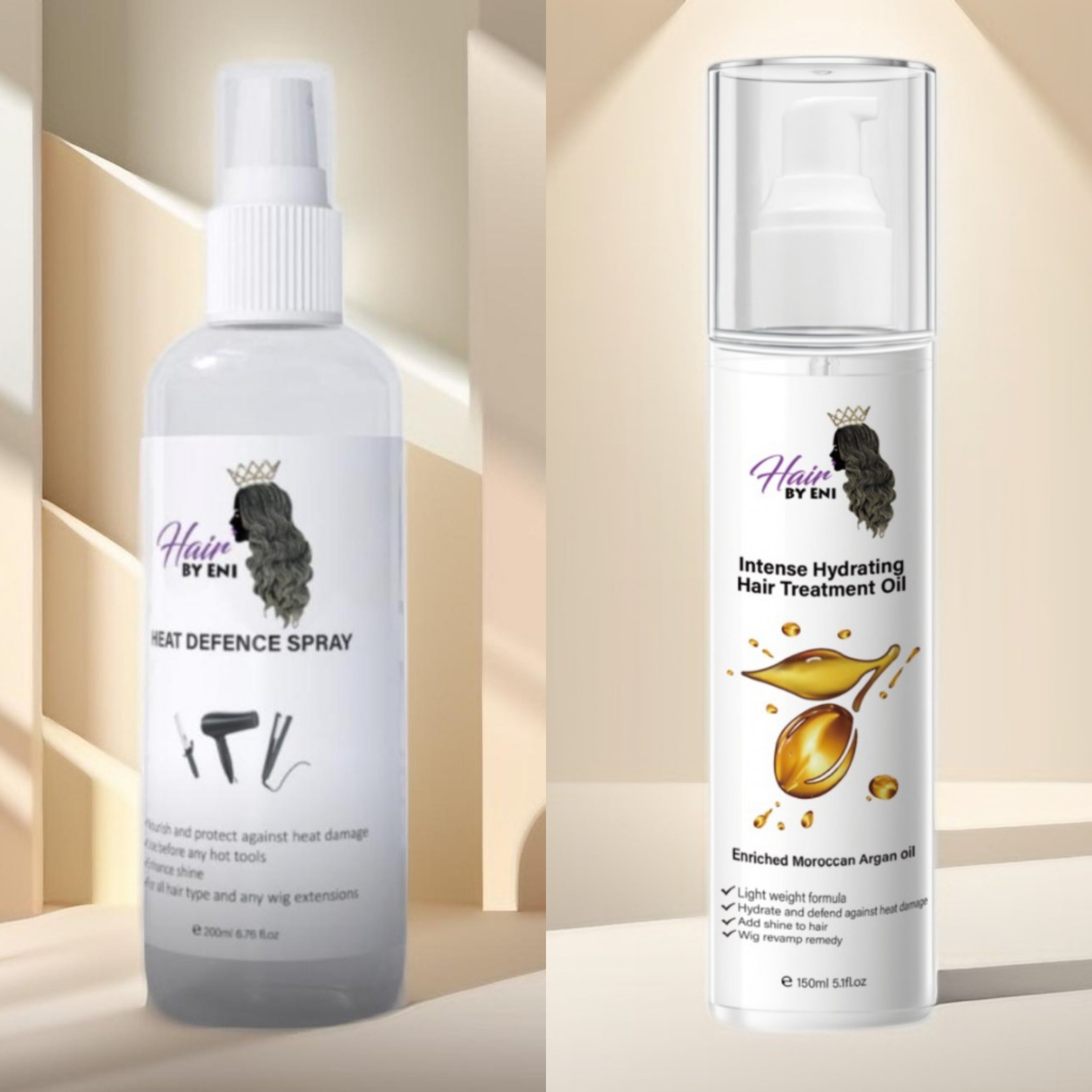 Hair oil treatment & HEAT PROTECTOR