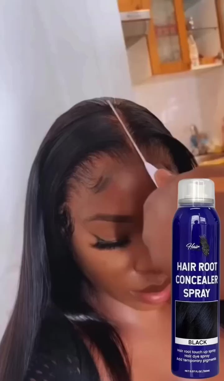 Hair root cover spray